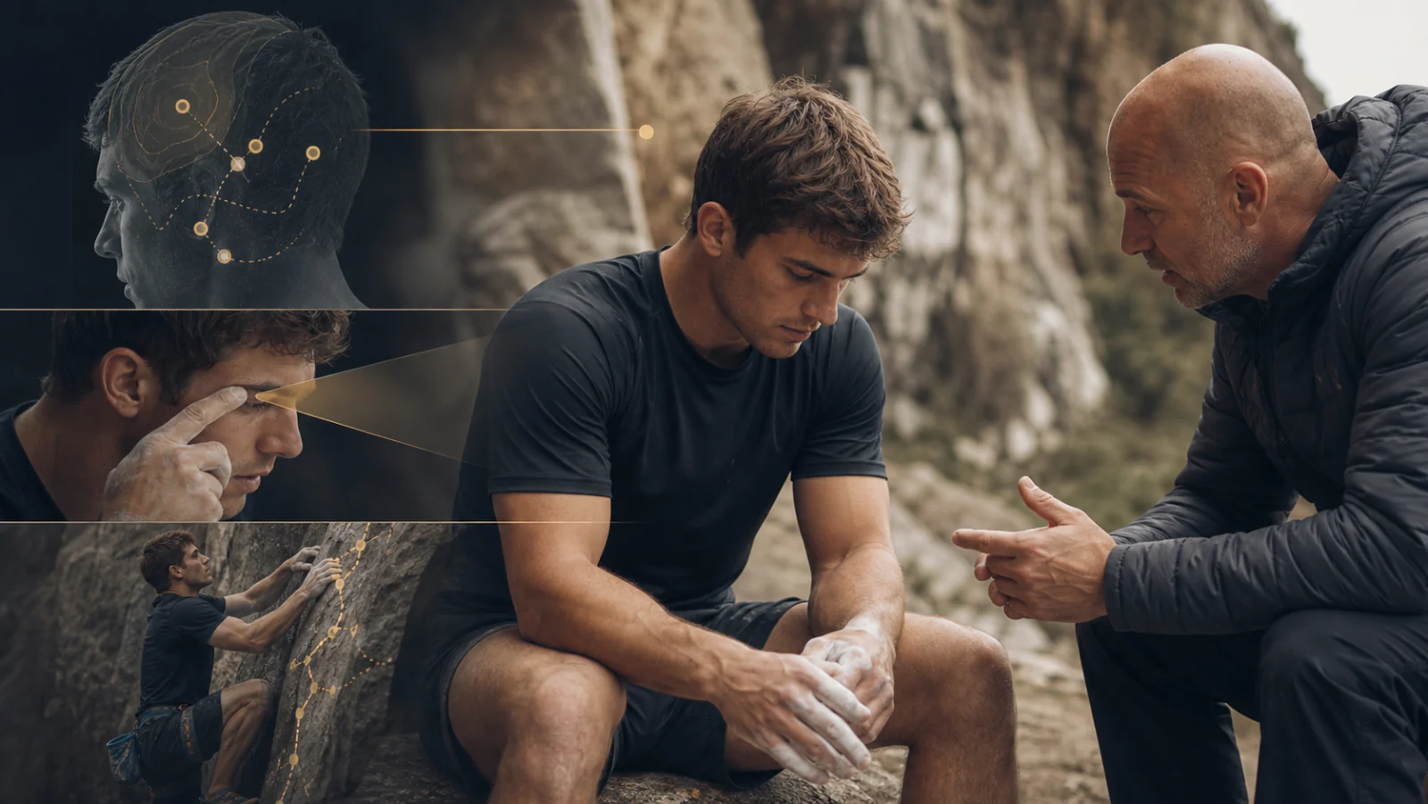 Ilustração editorial em alta definição sobre Linguagem pode orientar. Não pode substituir evidência.